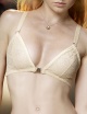SS14 Almost Famous Crochet Lace Soft Cup Lace Bra (Vanilla)